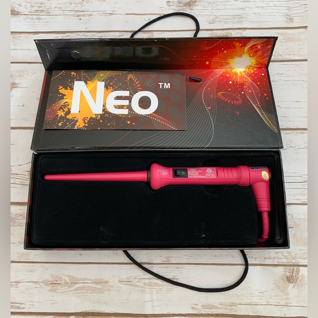 Pink Curling Wand  Women Accessories Hair Styling Tool